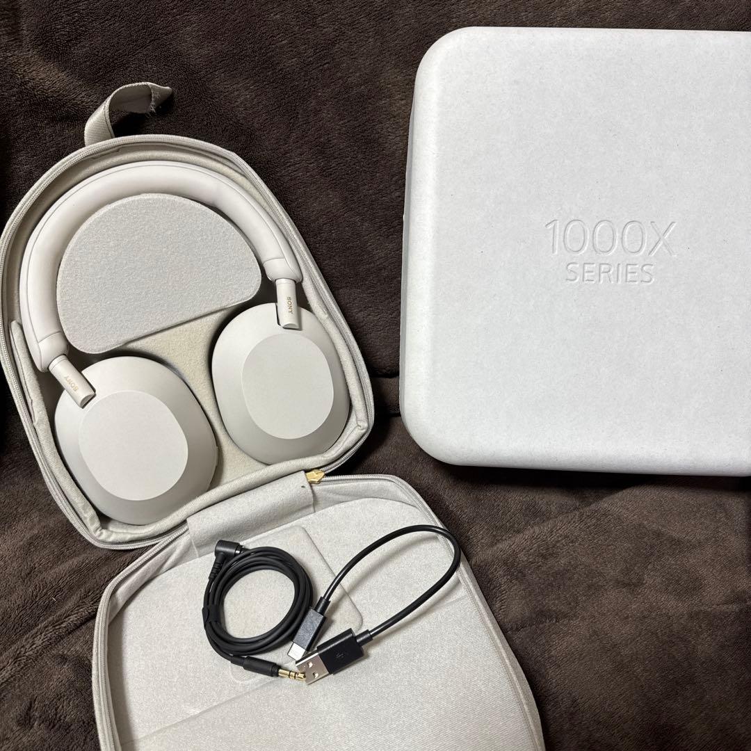 sony wh1000xm5 ワイヤレスヘッドホン(使用時間公開)発送準備済