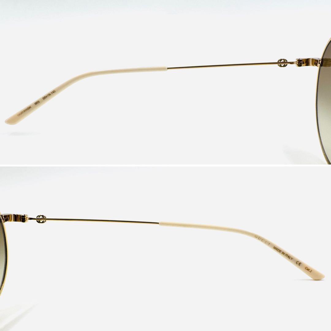 美品✨　グッチ　サングラス　正規品　シェリーライン　アニマリエ　ビー　GP　GG