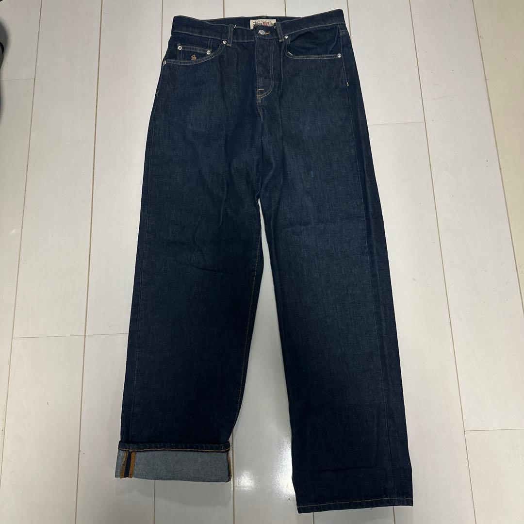 Stussy BIGOLダークブルー デニムパンツ 30
