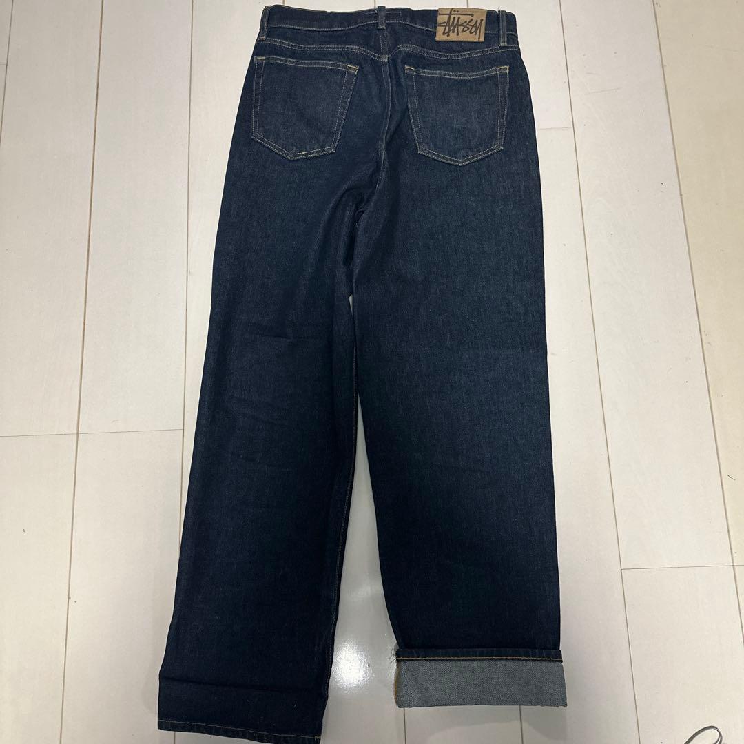 Stussy BIGOLダークブルー デニムパンツ 30