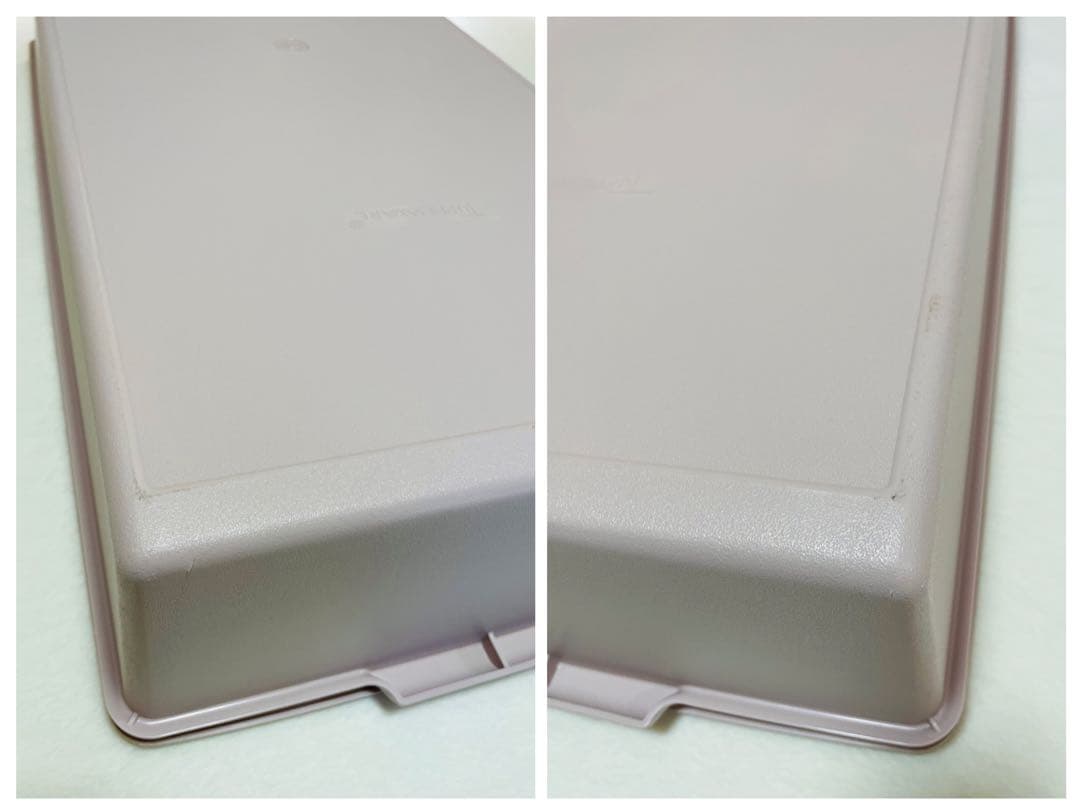 3個セット/タッパーウェア/ロング/スーパーケース/希少アイボリー/ピンク/廃番