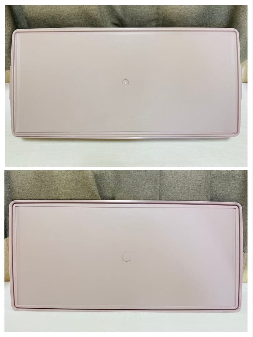 3個セット/タッパーウェア/ロング/スーパーケース/希少アイボリー/ピンク/廃番