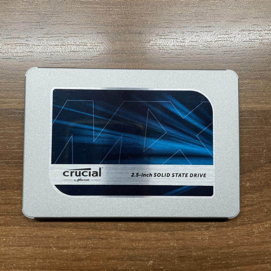 Crucial MX500 500GB SSD｜健康99%・DBAN消去済