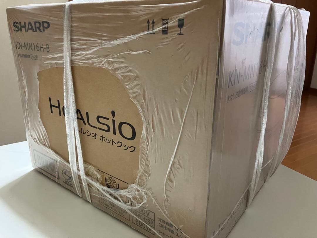 SHARPシャープ　ヘルシオ　ホットクック　KN-MN16H-B ブラック