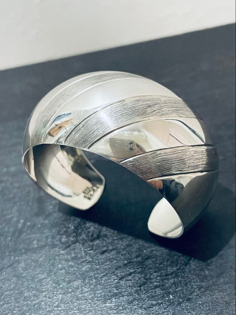 ヴィンテージ シルバーバングル　メキシコシルバー925