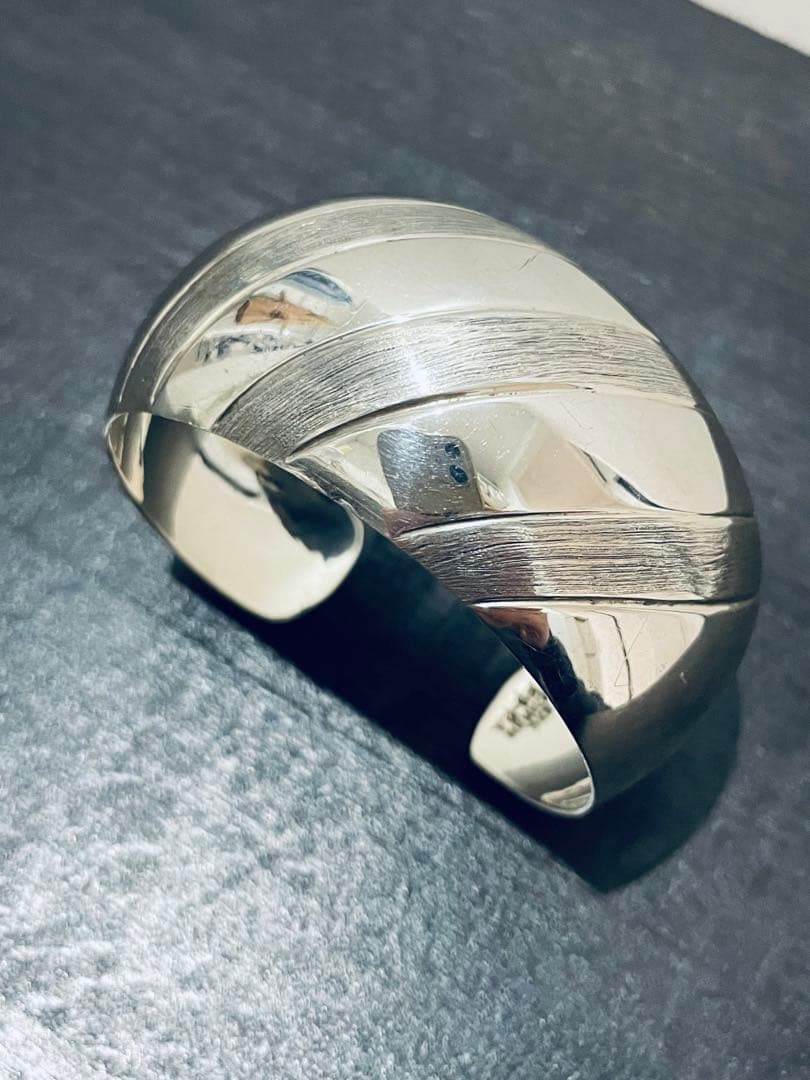 ヴィンテージ シルバーバングル　メキシコシルバー925