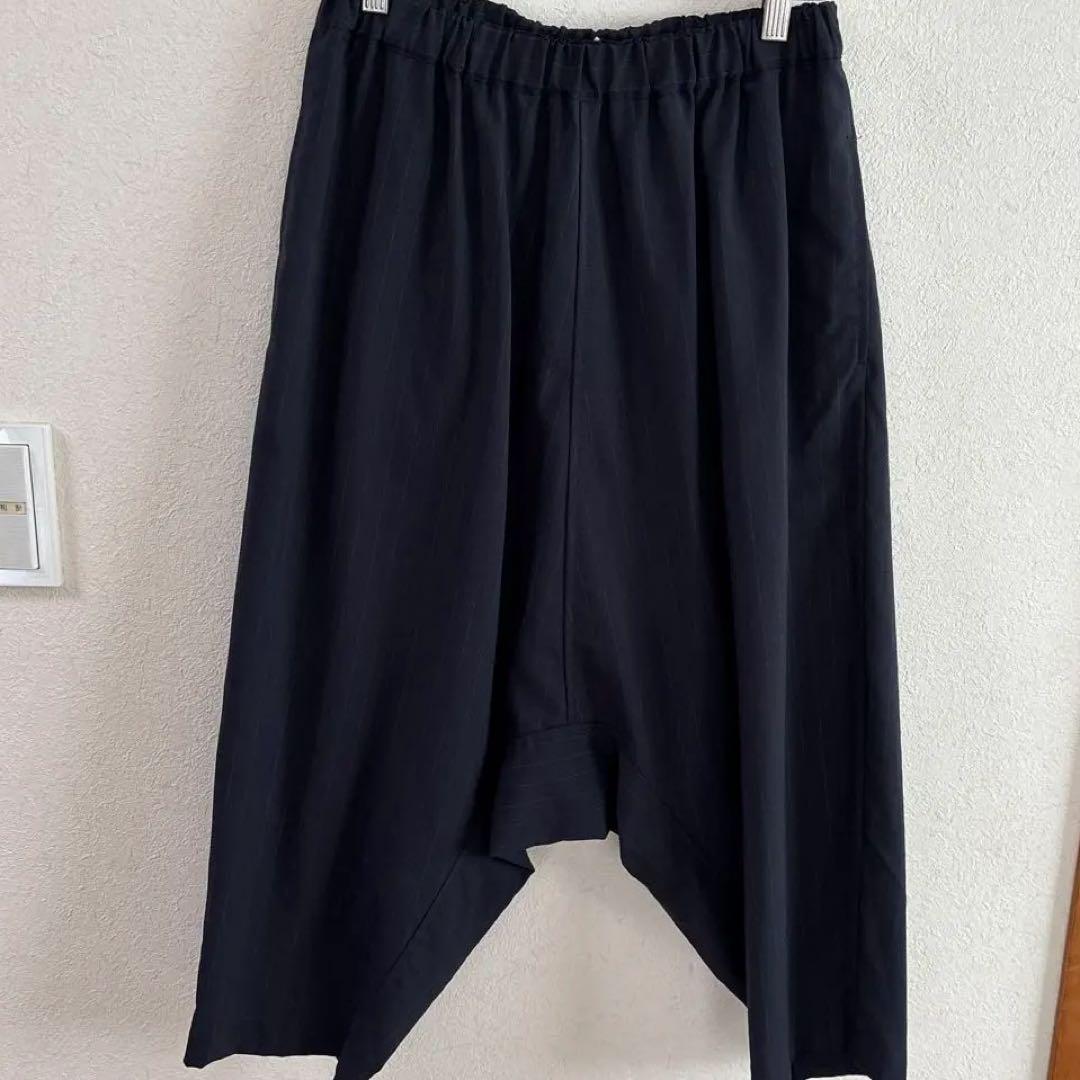 COMME des GARÇONS ネイビー サルエルパンツ XS