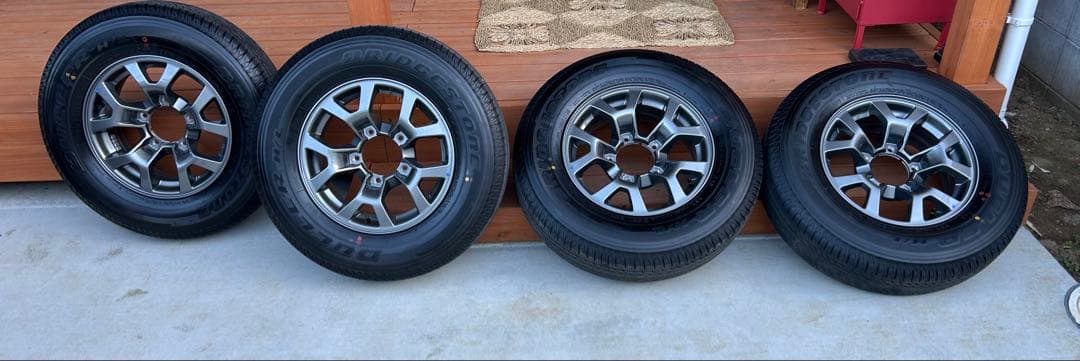 つ*…様 ジムニーノマド　新車外し　ブリヂストン15インチ タイヤ・ホイールセッ