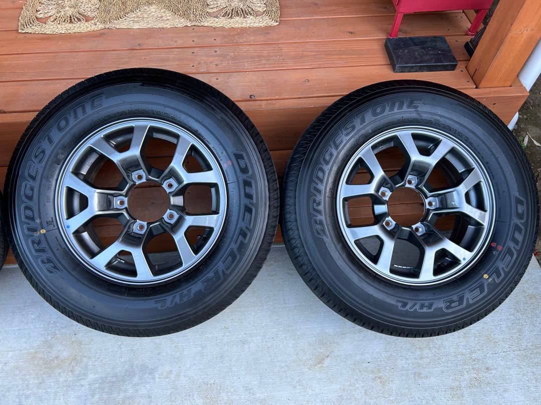 つ*…様 ジムニーノマド　新車外し　ブリヂストン15インチ タイヤ・ホイールセッ