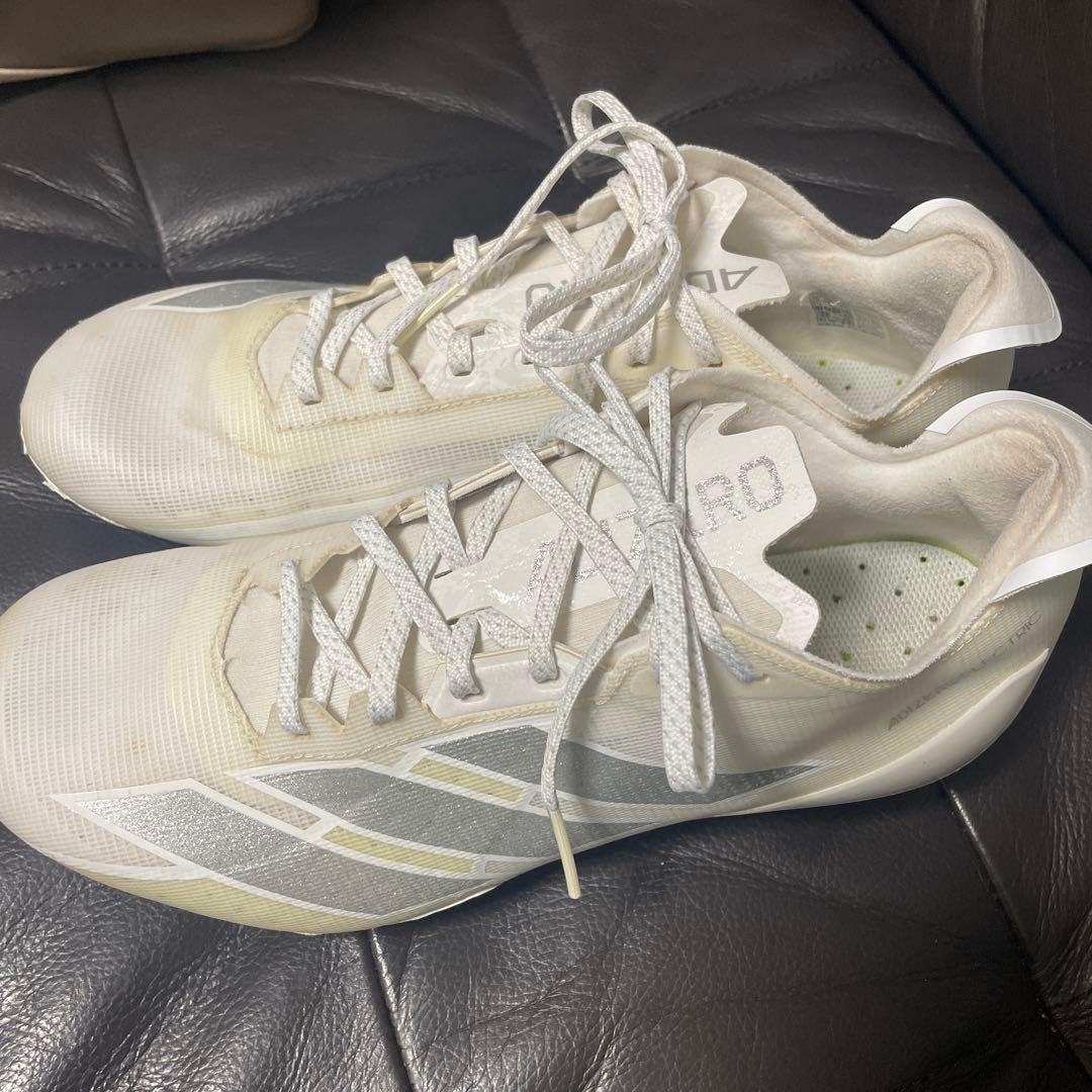 ADIDAS アディゼロ エレクトリック ホワイト／シルバーIE6286