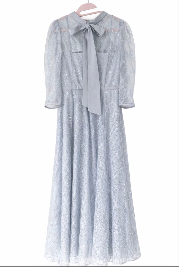 ドレス スパークルレースドレス　オケージョンワンピース　snidel スナイデル