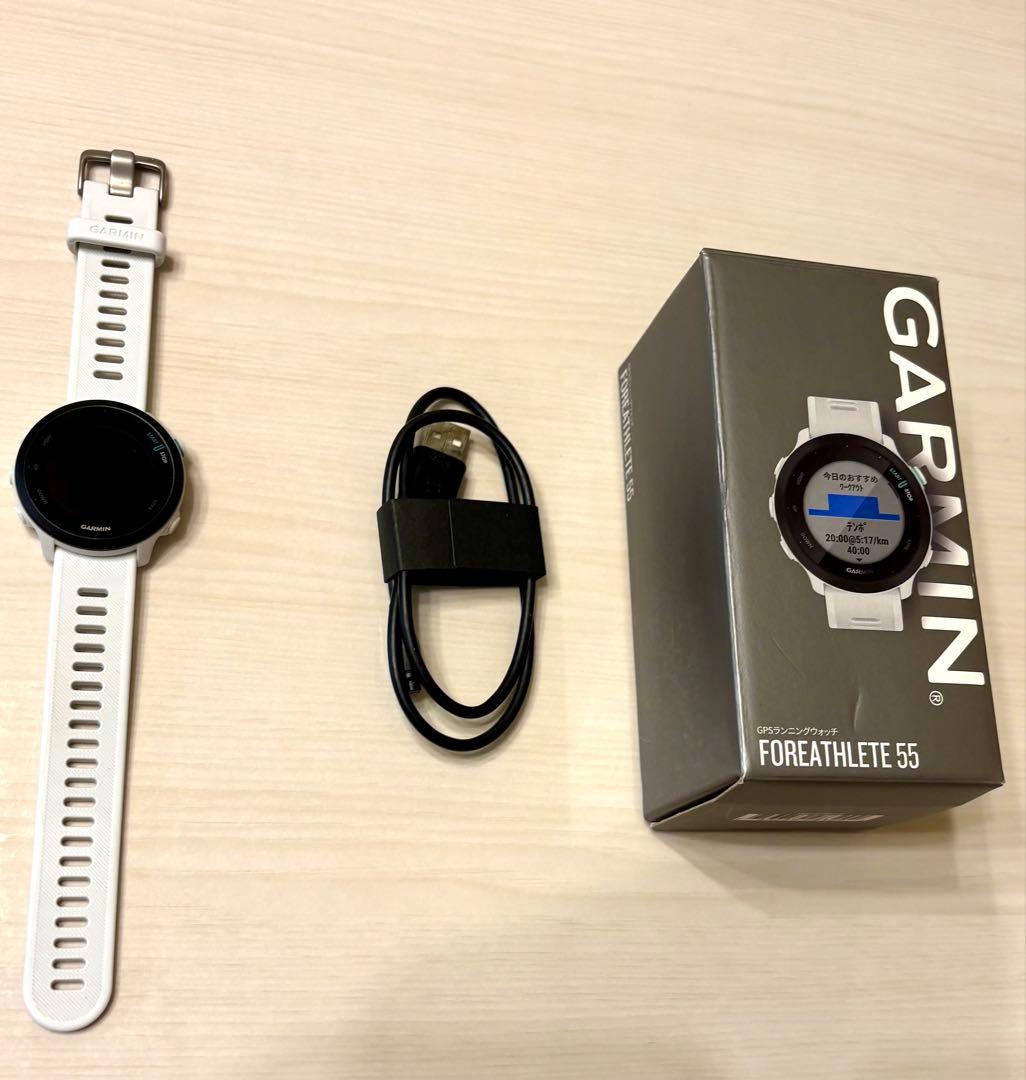 GARMIN FOREATHLETE 55 GPSランニングウォッチ（中古）