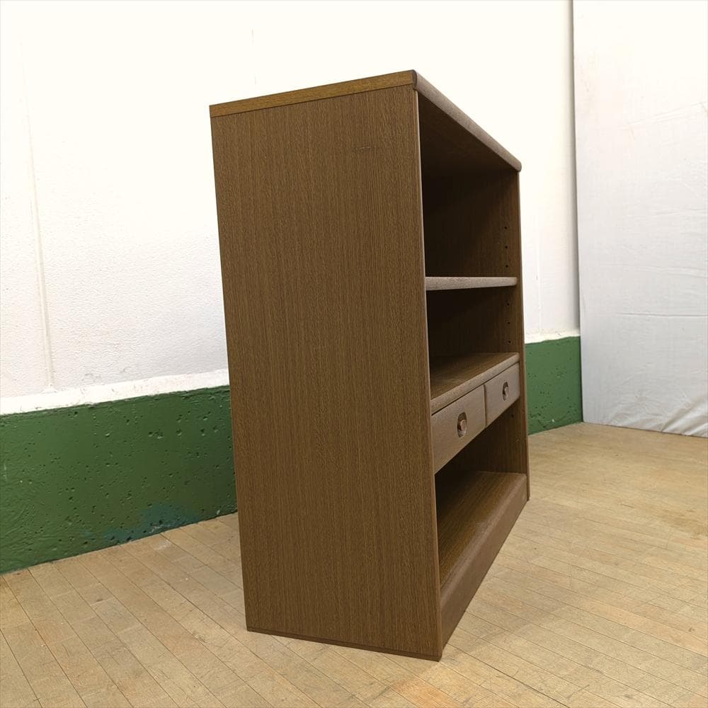 浜本工芸　ナラ材　オープンラック　本棚　本箱　書棚　ブックシェルフ　キャビネット