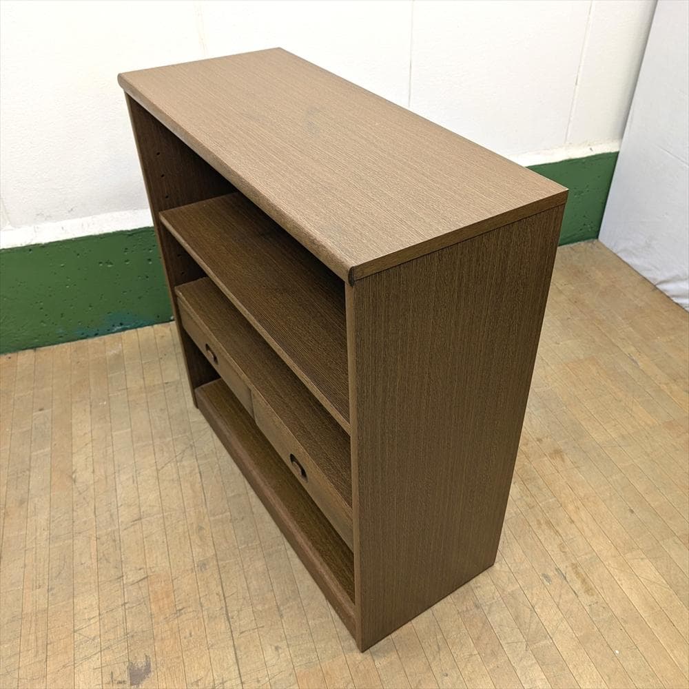 浜本工芸　ナラ材　オープンラック　本棚　本箱　書棚　ブックシェルフ　キャビネット