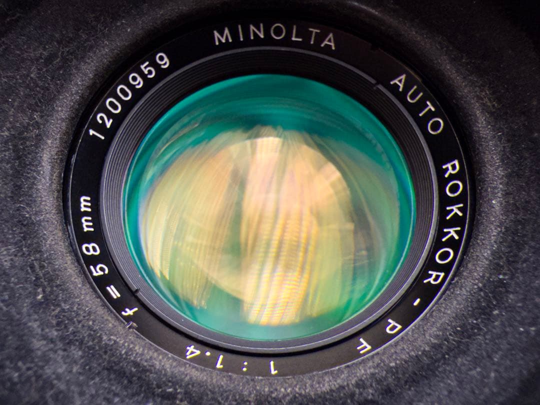 MINOLTA AUTO ROKKOR-PF 58mm F1.4 (前期型)