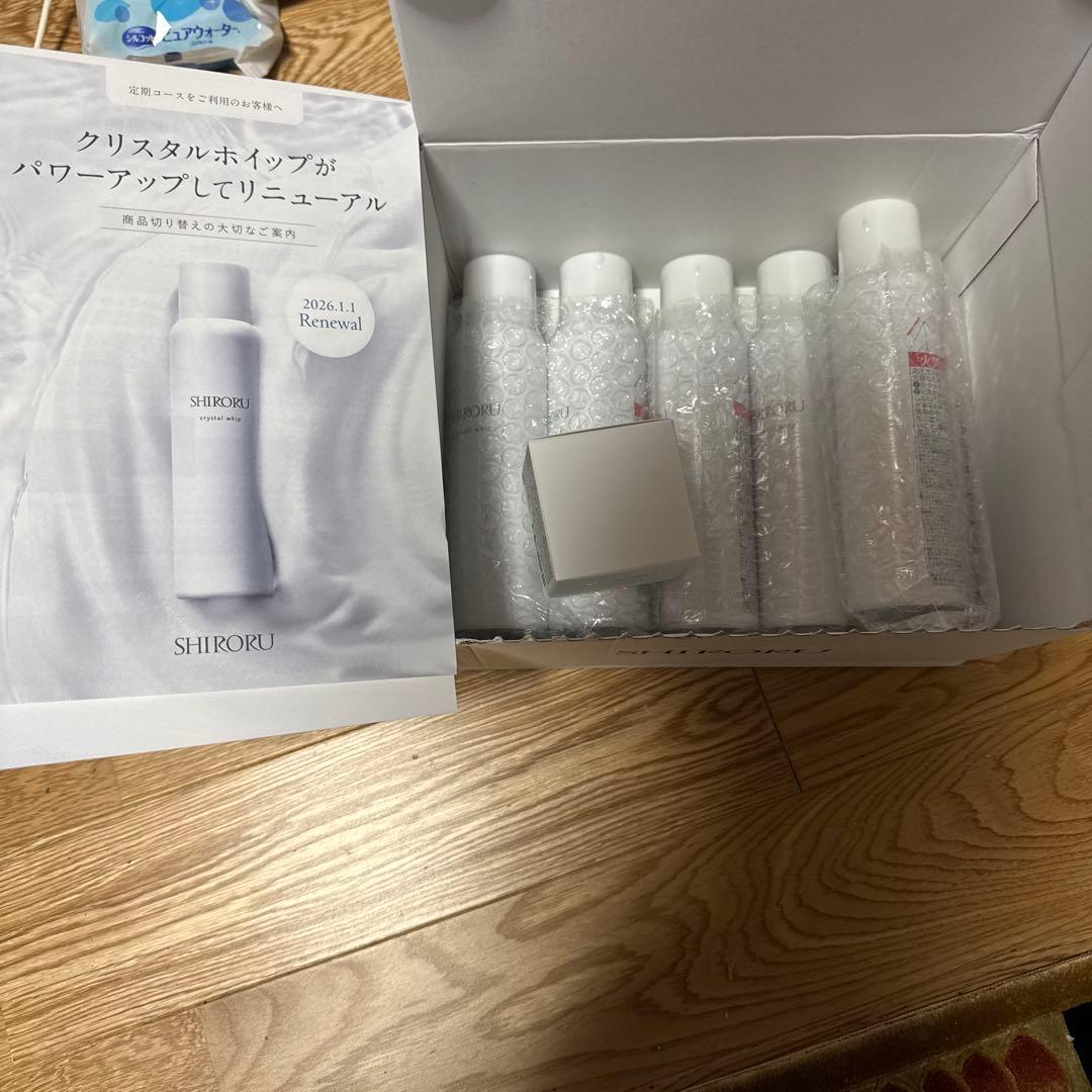新品未使用 SHIRORU リニューアル版クリスタルホイップ　6本　ゲル1個