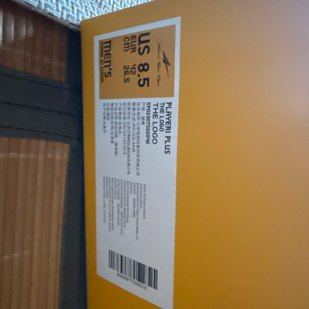 プレイヤー1プラス バスケットボールシューズ ブラック/ホワイト