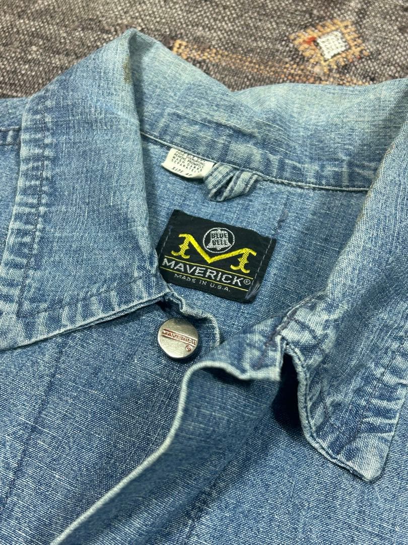 マーベリック　1970s ライトオンス　デニムジャケット　46