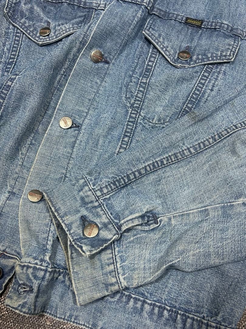 マーベリック　1970s ライトオンス　デニムジャケット　46