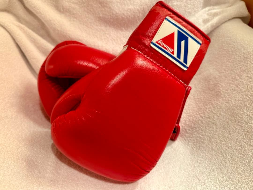Winning ボクシンググローブ 8oz 赤　中古