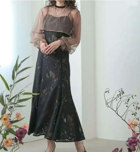 美品 kana カナ チュールボレロセット S パーティー 結婚式 お呼ばれ