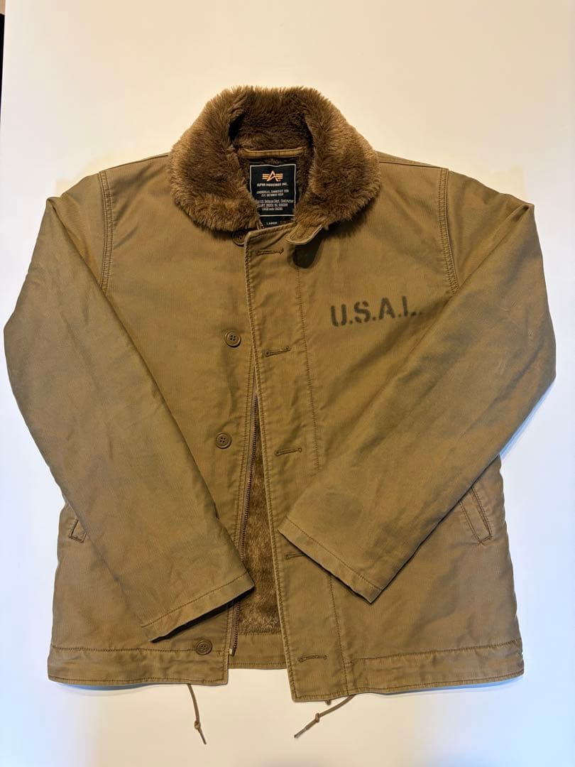 ALPHA INDUSTRIES N-1 デッキジャケット アルファsizeL