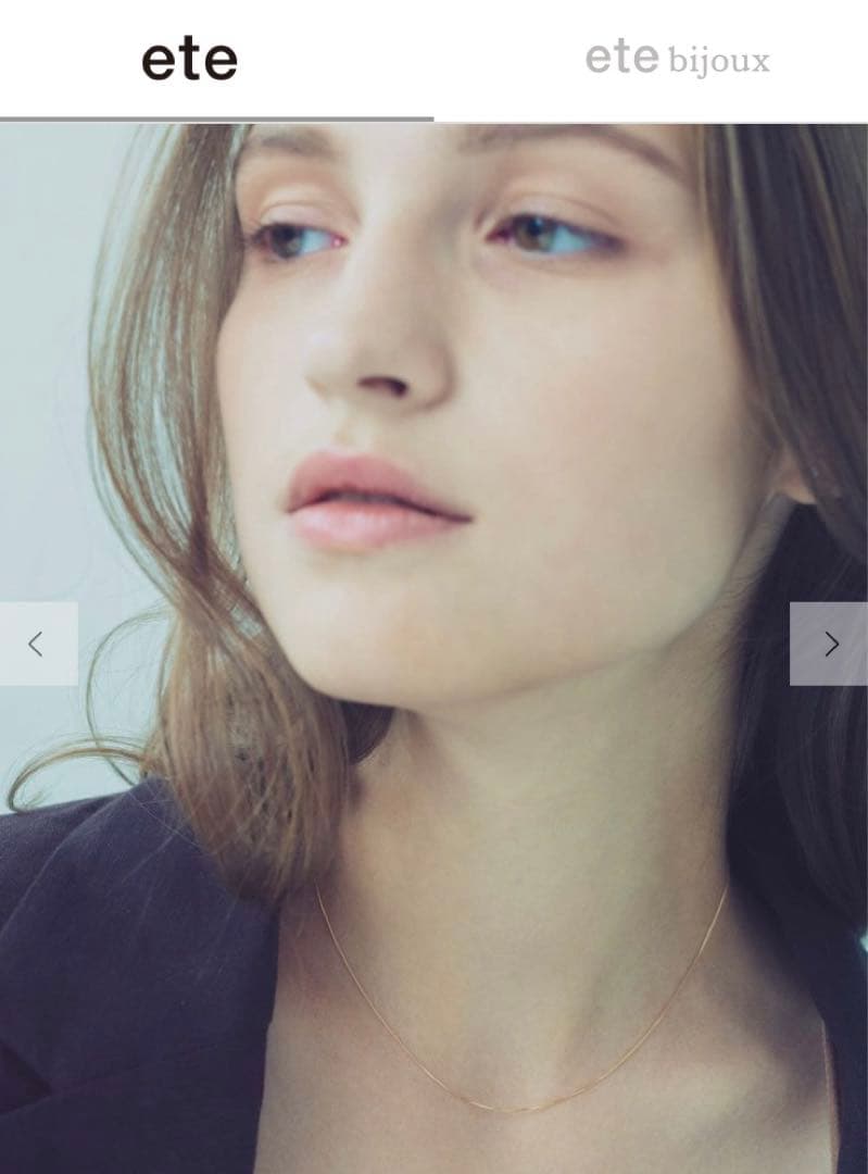 ete 10KYG ベネチアンネックレス