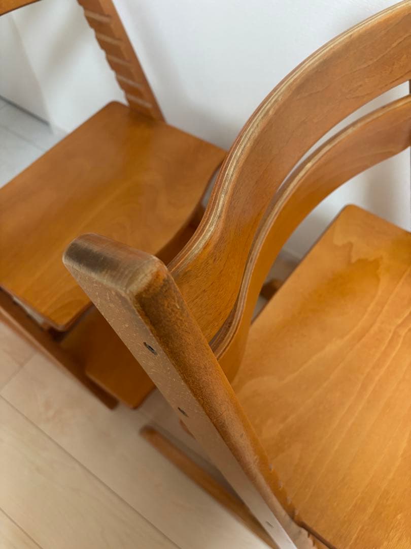 STOKKE TRIPP TRAPP 2脚セット ナチュラルウッド
