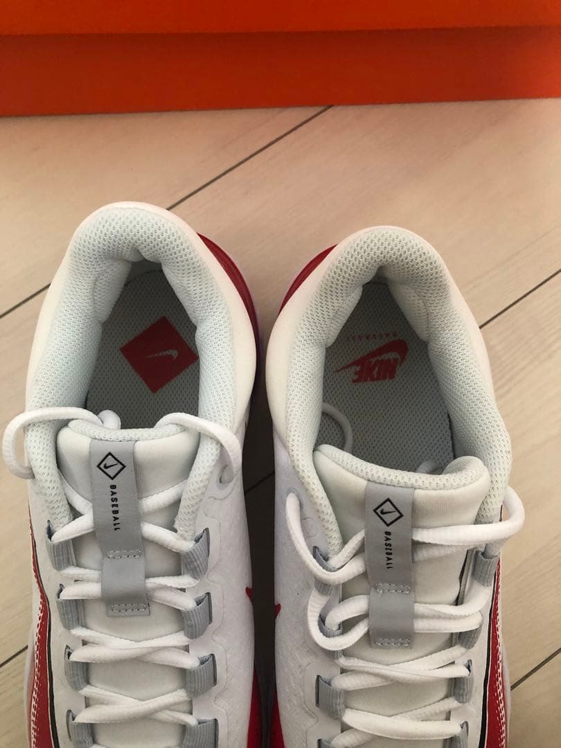 ナイキ 野球　アルファハラチエリート4 LOW MCS ホワイト×レッド 新品