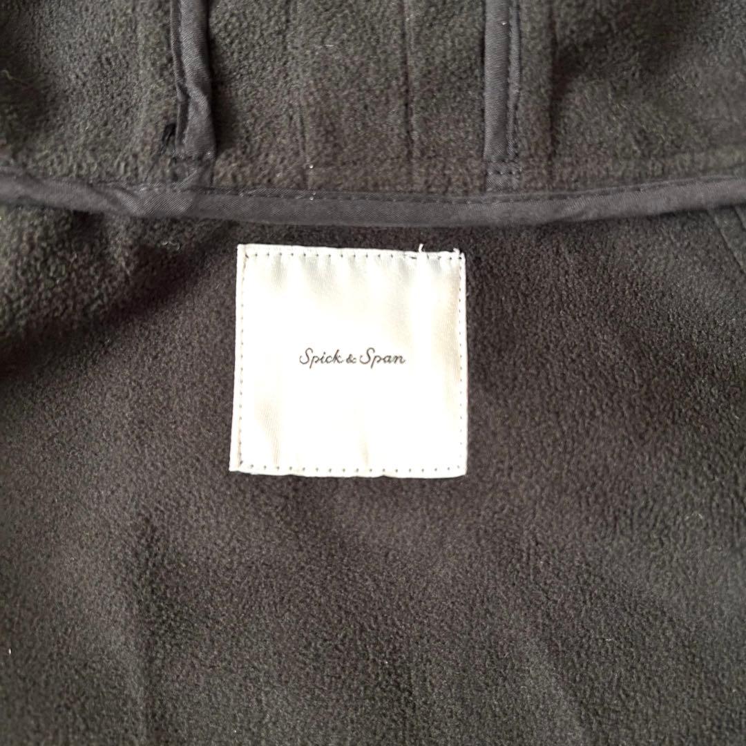 完売品✨Spick&Span ボンディングフードデッドコート　23AW 黒