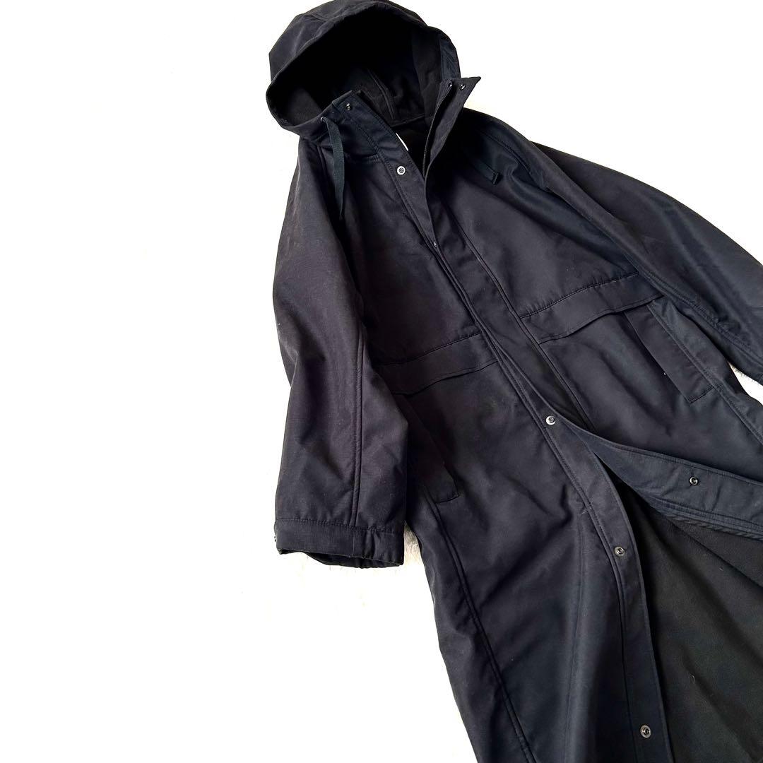 完売品✨Spick&Span ボンディングフードデッドコート　23AW 黒