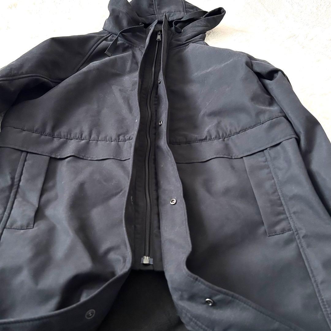 完売品✨Spick&Span ボンディングフードデッドコート　23AW 黒