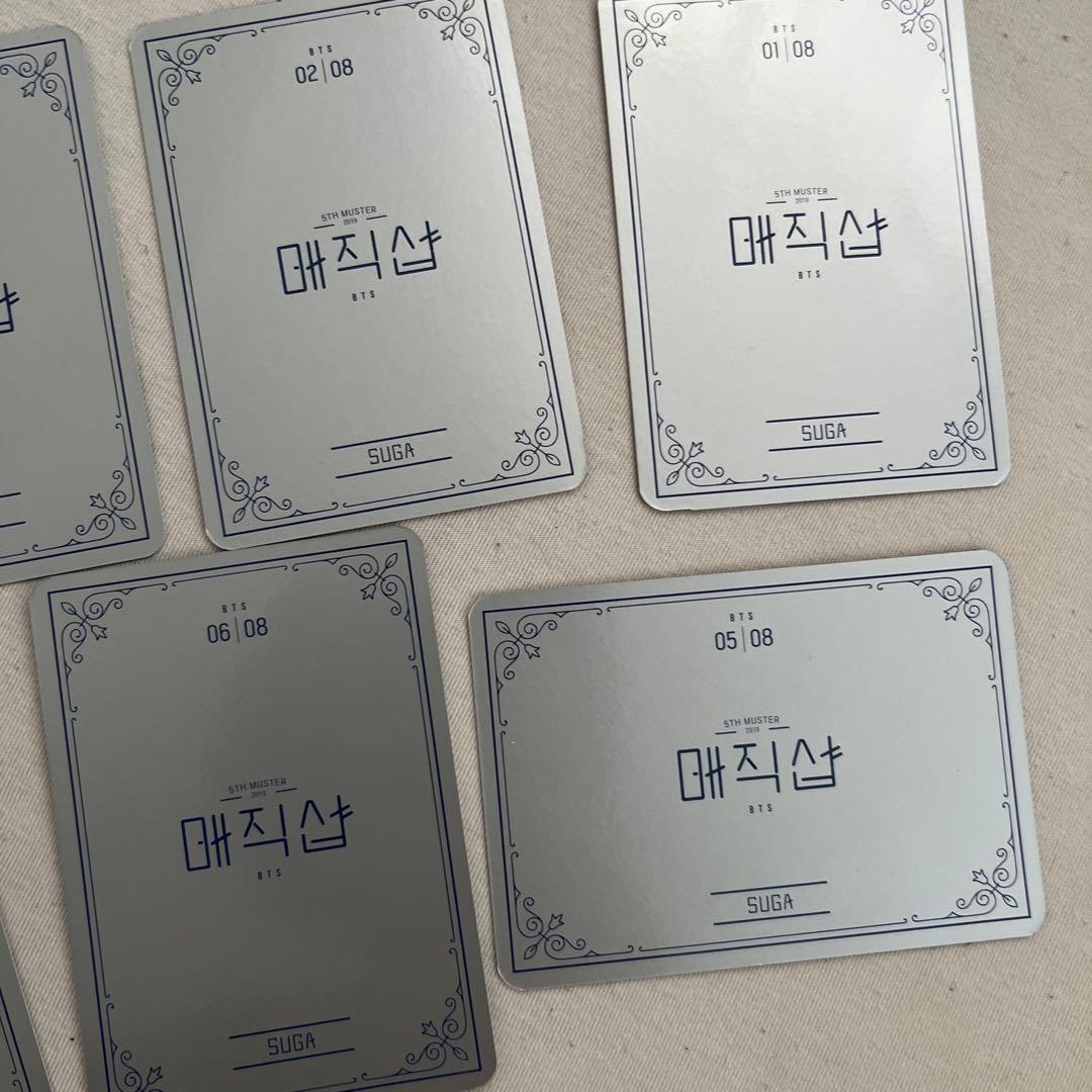 BTS 韓国5th muster ミニフォト　ユンギ　SUGA