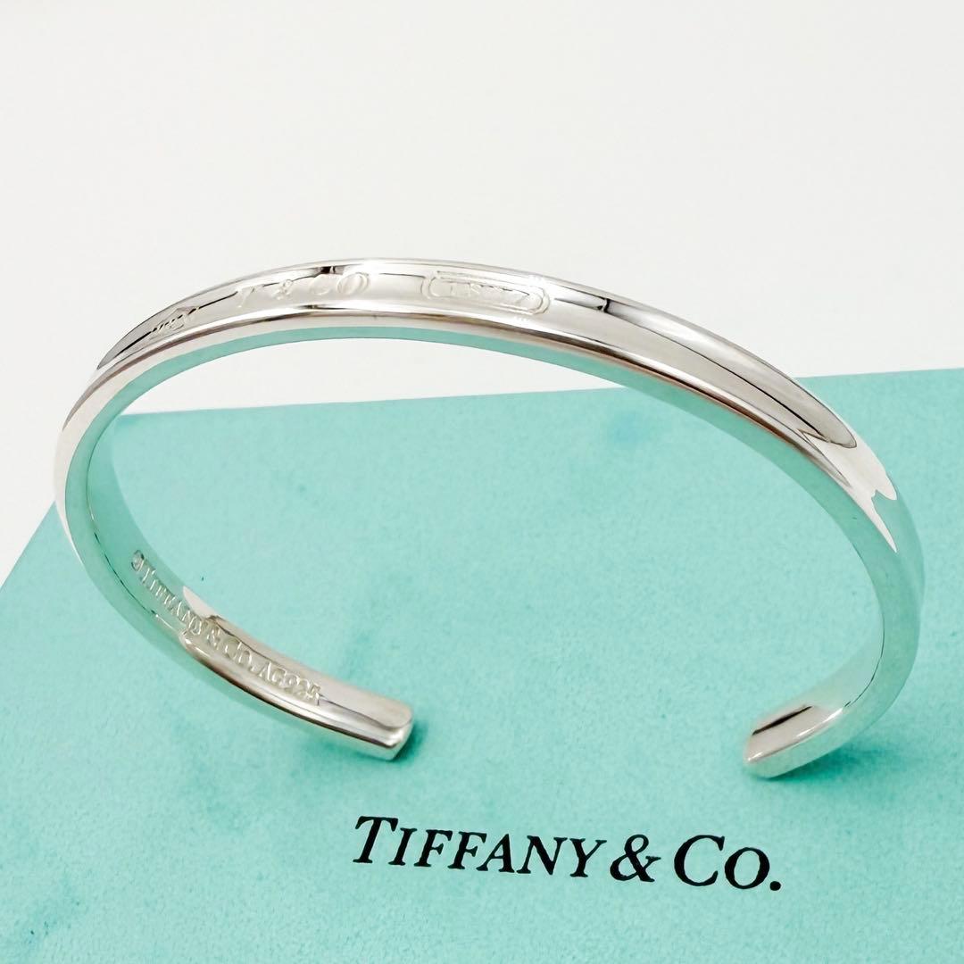 桜　さま♪ 美品 Tiffany& Co. 1837 カフ ナロー バングル