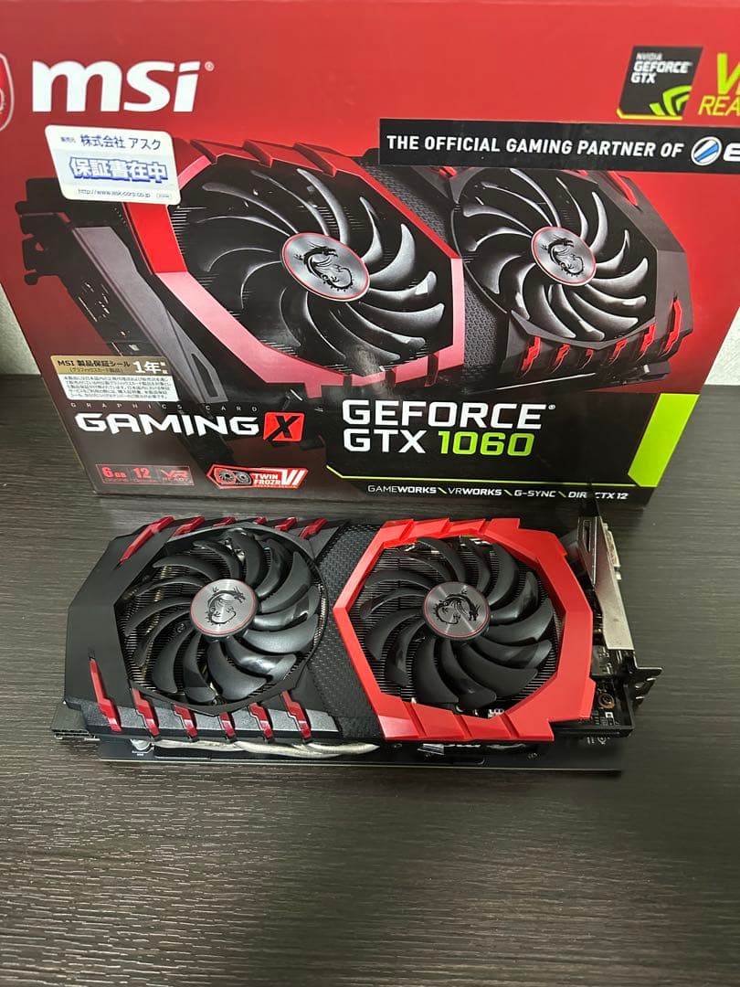 Geforce GTX 1060 GAMING X 6GB 美品