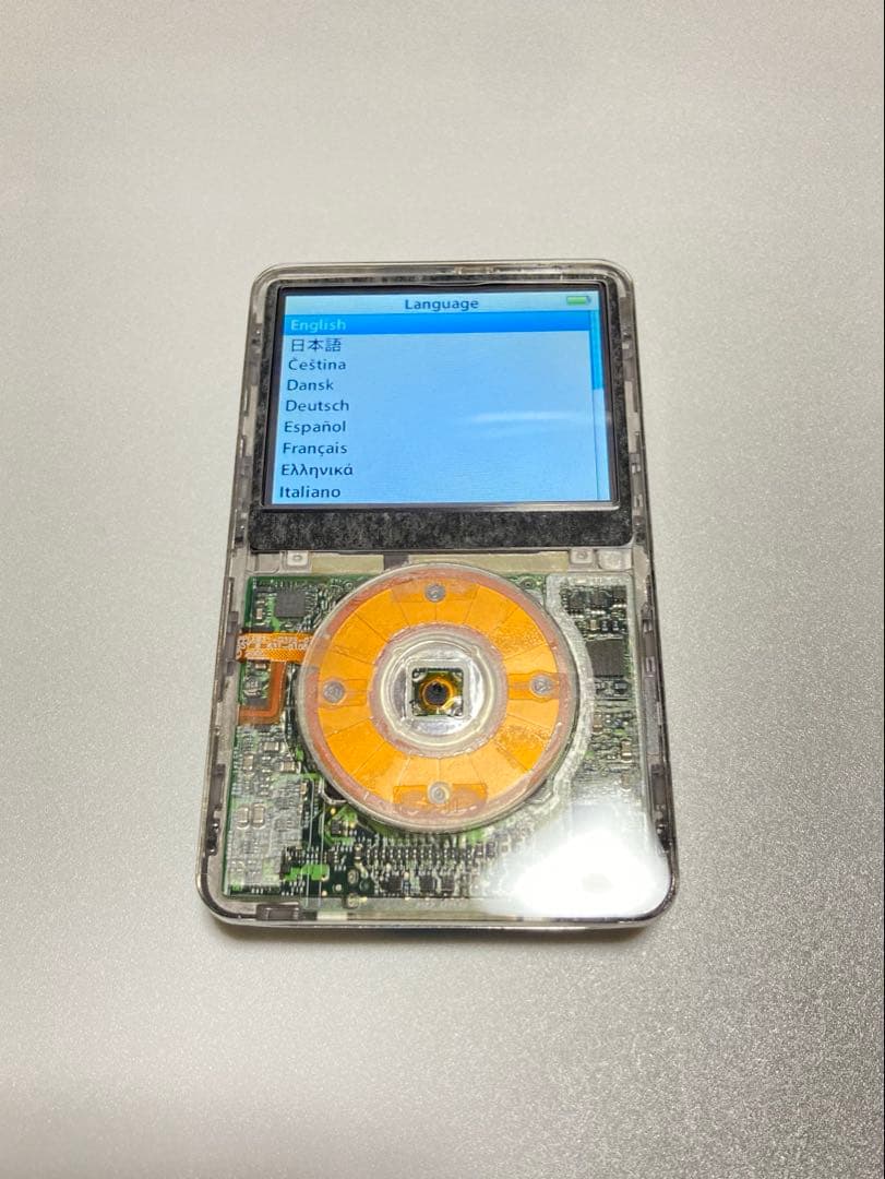 iPod classic第5世代30GBから256GB スケルトン
