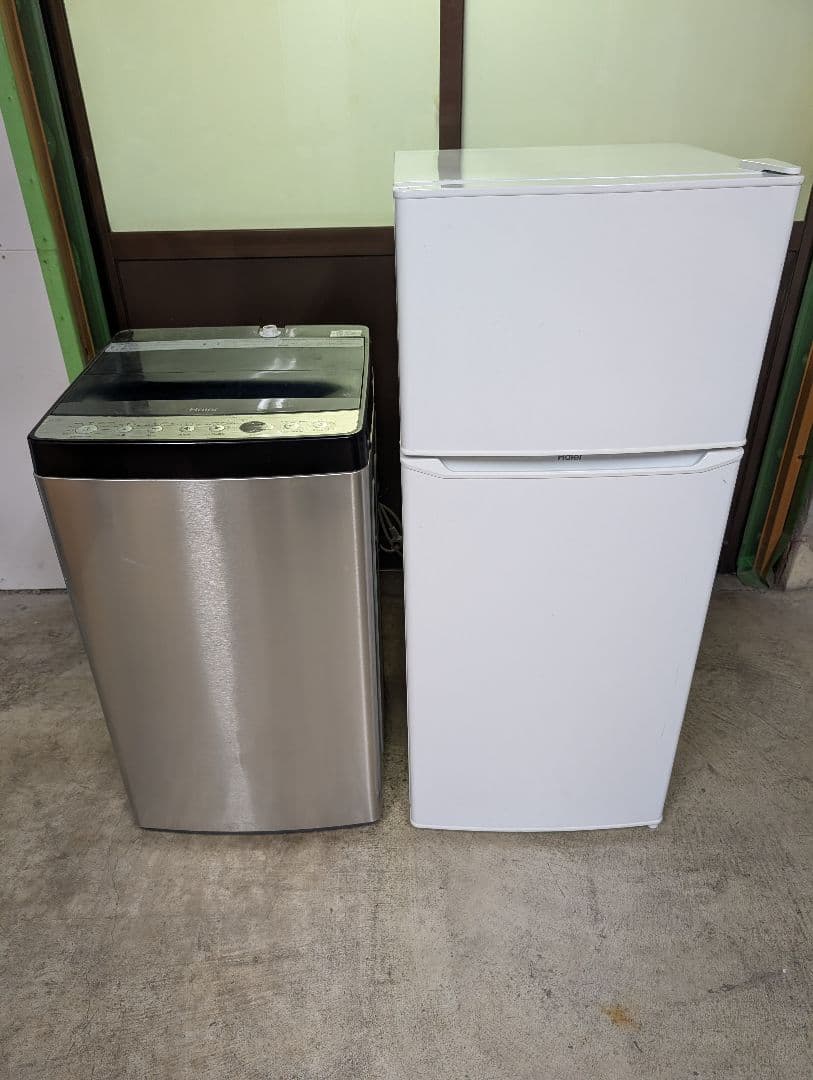 18・19年製美品ハイアール冷蔵庫&洗濯機set※一部地域配送設置無料