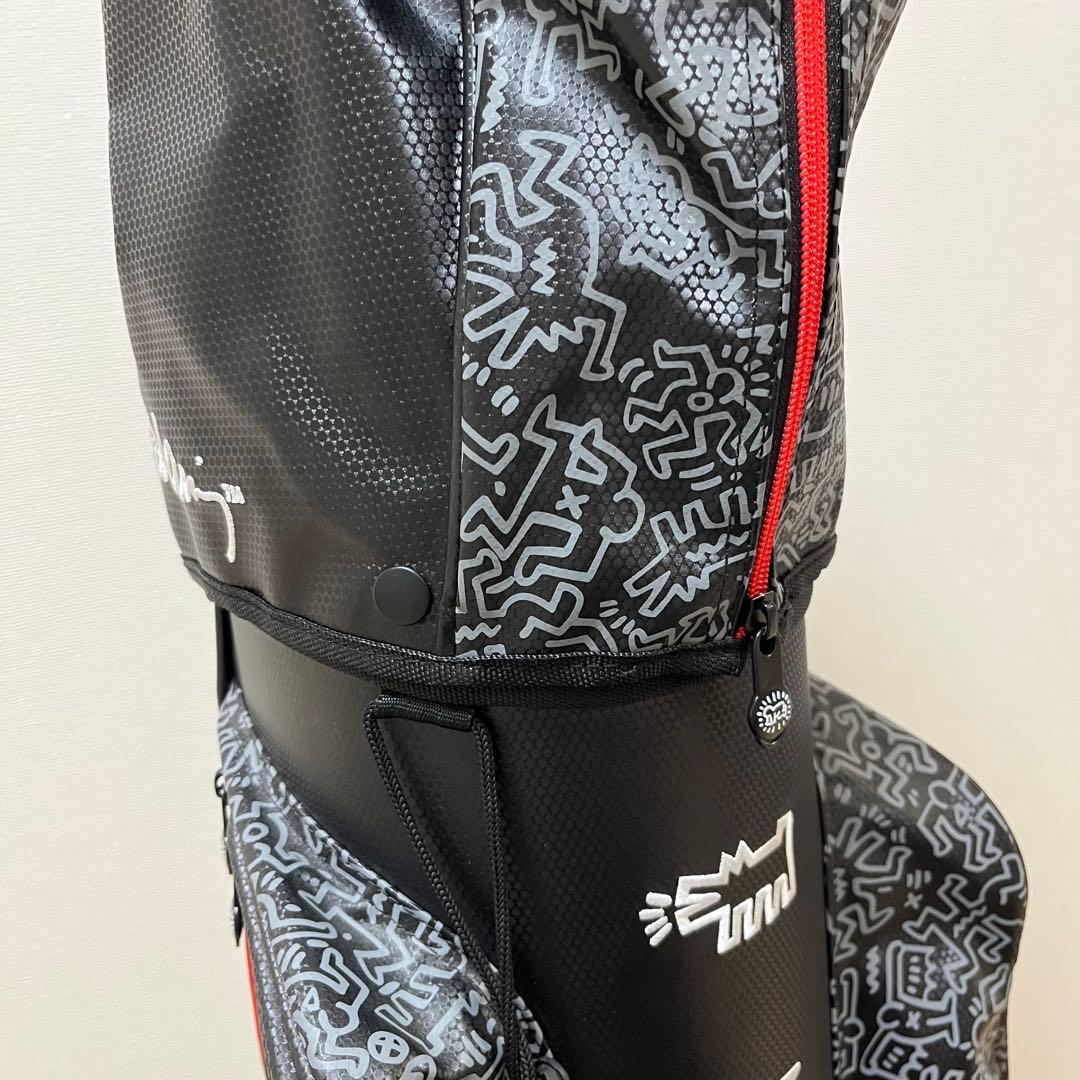 入手困難 美品 キースヘリング 軽量キャディバッグ 7.5型