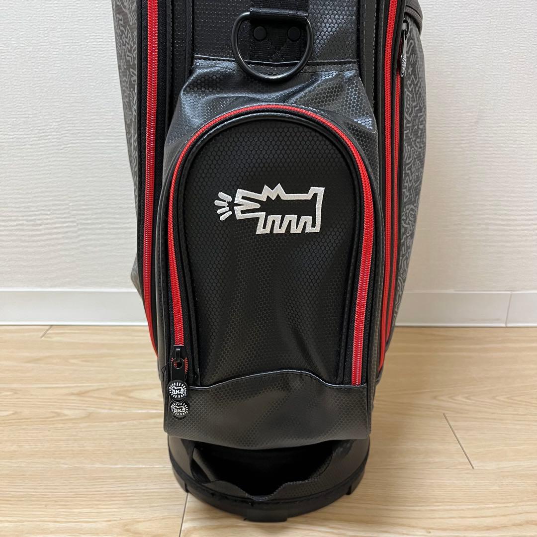 入手困難 美品 キースヘリング 軽量キャディバッグ 7.5型