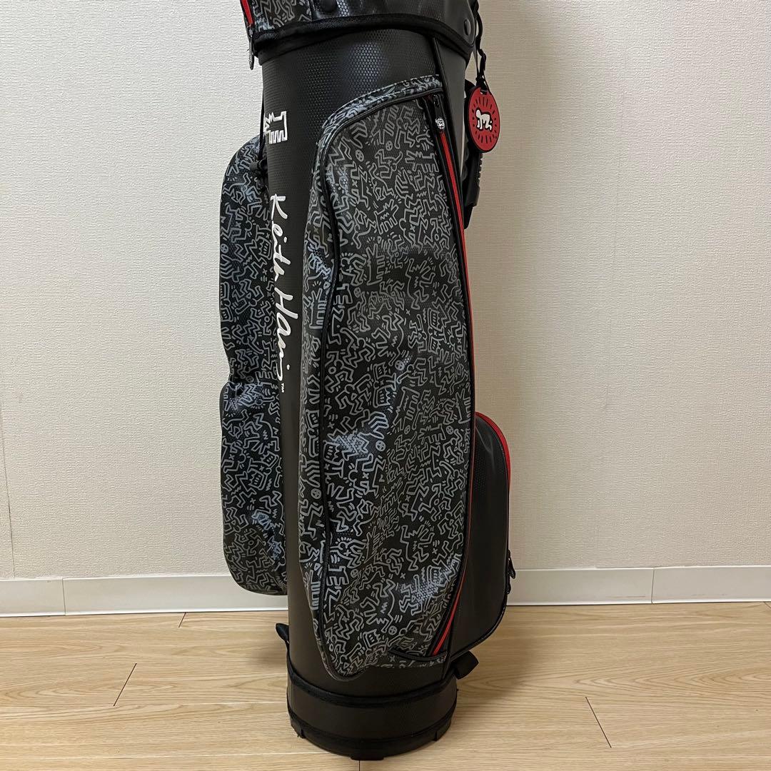 入手困難 美品 キースヘリング 軽量キャディバッグ 7.5型