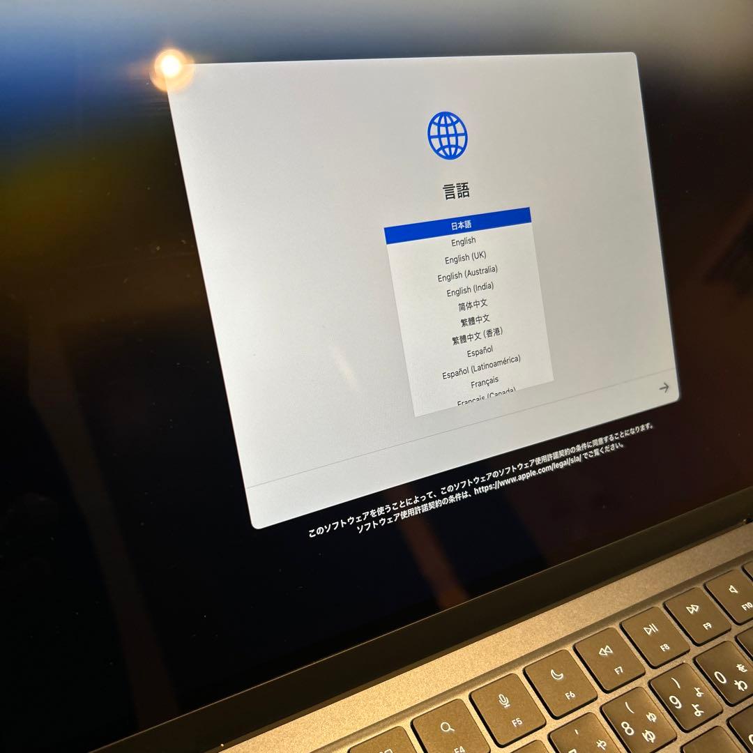 MacBook Air 13インチ M2 ミッドナイト