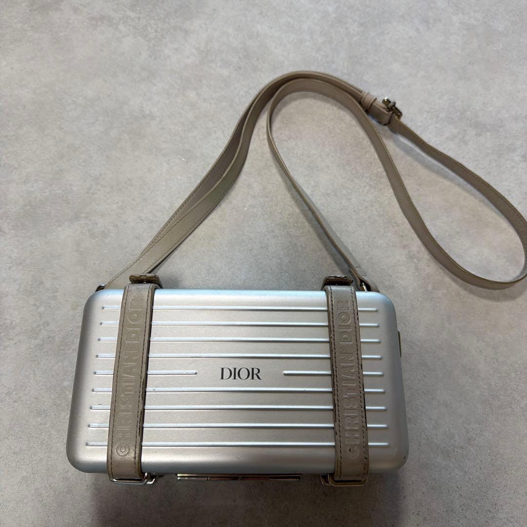 DIOR RIMOWA ショルダーバッグ シルバー
