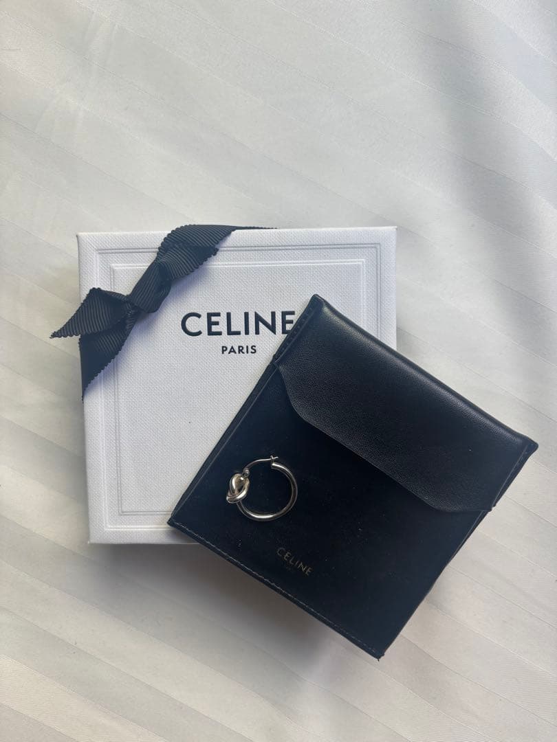 【正規品】CELINE ピアス シルバー(片耳のみ)ケース/箱あり