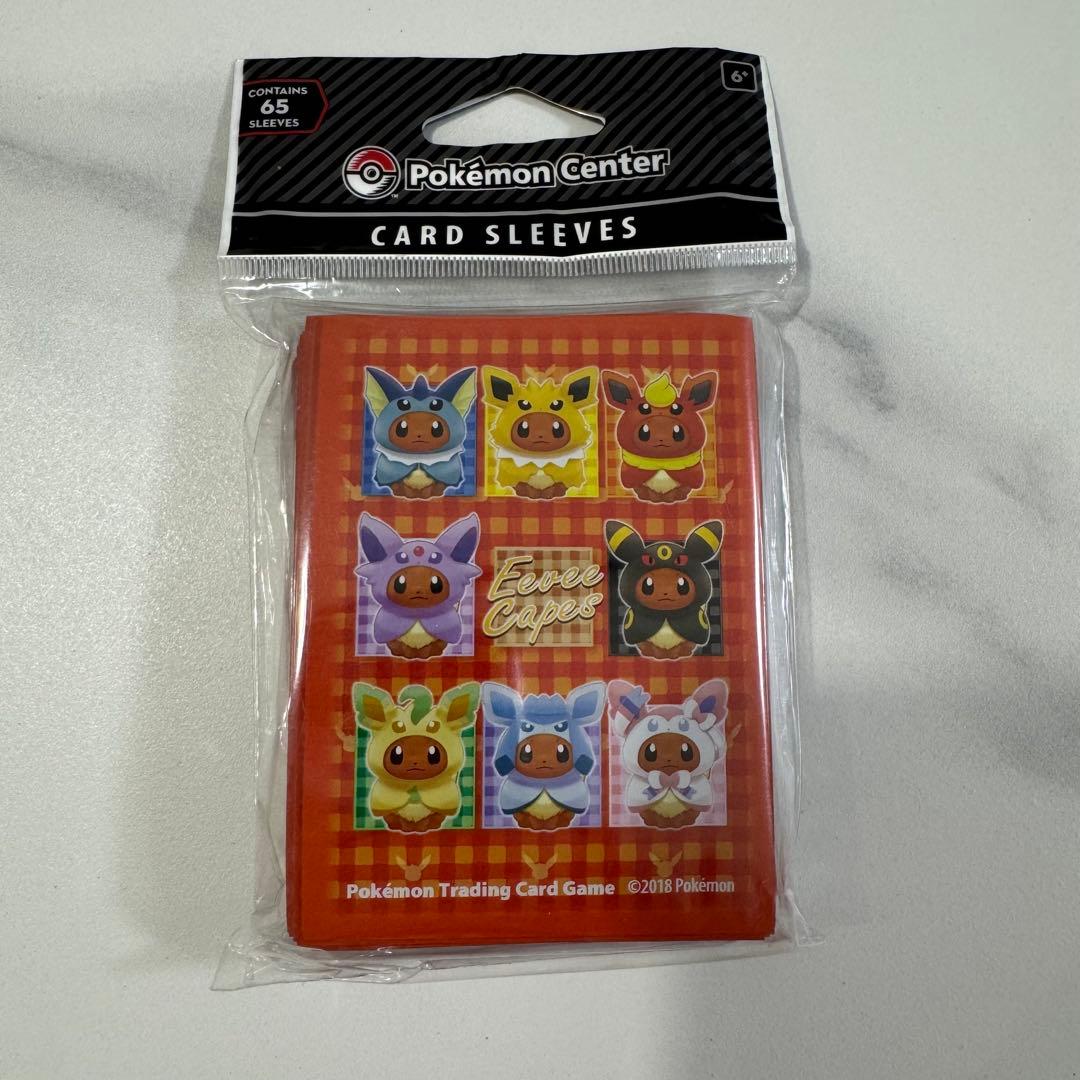 ポケモン　ポンチョを着たイーブイ 海外限定 ポケカ スリーブ デッキシールド