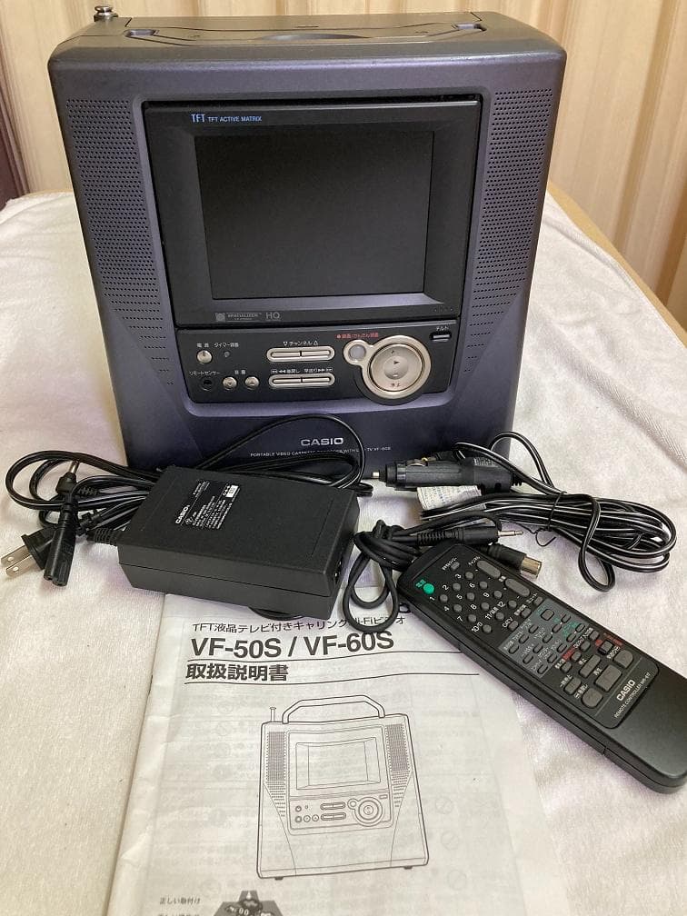 CASIO ポータブルビデオカセットレコーダー　 VF-60S