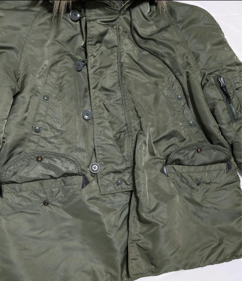 USA製 旧タグ 90s N-3B アルファ フライジャケット モッズコート