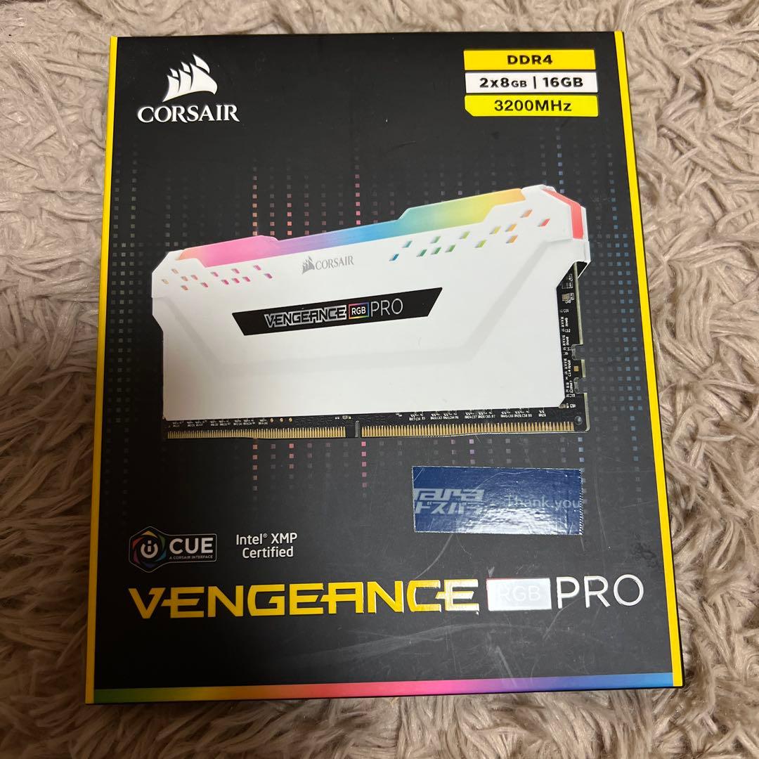 ［未使用］DDR4 CORSAIR 2×8GB /16GB 3200MHz