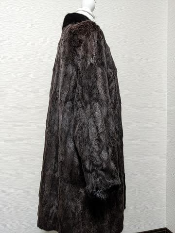 104　リス　毛皮　ミンク　リバーシブル　ライナー　リアルファーコート