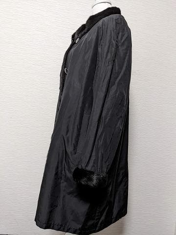 104　リス　毛皮　ミンク　リバーシブル　ライナー　リアルファーコート