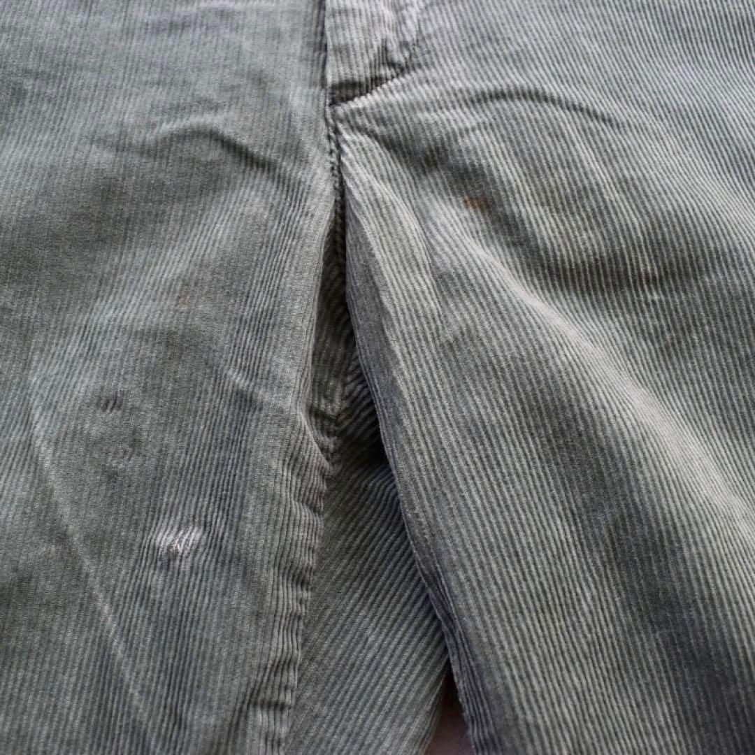 90s POLO CORDS ポロラルフ　太畝コーデュロイパンツ ターコイズ L